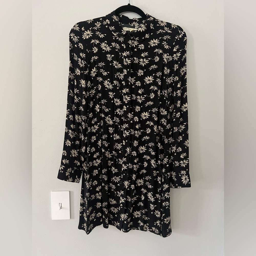 MADEWELL x ALEXA CHUNG button up long short sleeve dress